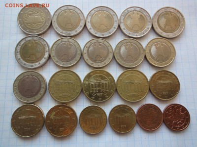 Евро и центы Германия на оценку - Германия1 - копия.JPG
