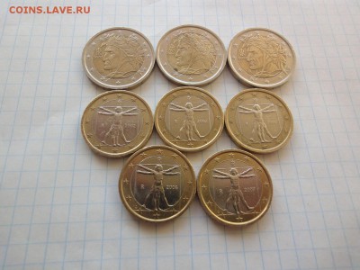 Евро и центы Италия на оценку - Италия1.JPG