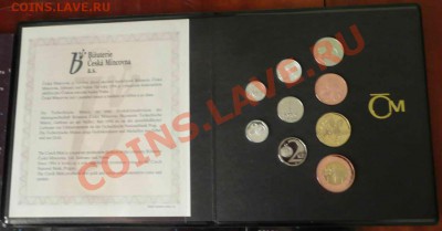 Официальные наборы Чехии, Эстонии, Украины и еще - ОЦЕНКА - Чехия 2001 Proof