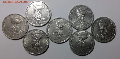 РУМЫНИЯ 100 лей 1991-1994 семь монет 24.02.17 22:00 - 2017219001137-1