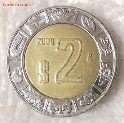 МЕКСИКА 2 песо 2008 до 25 фев. 22-00 мск - МЕКСИКА 2 песо 2008 -1441-20170221_192602
