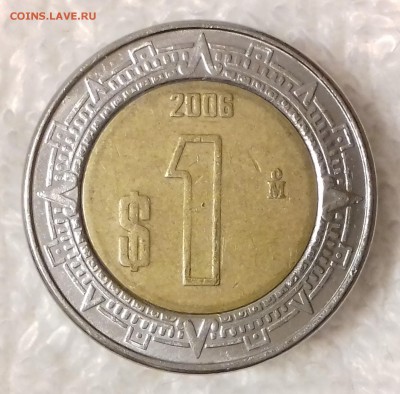 МЕКСИКА 1 песо 2006 до 25 фев. 22-00 мск - МЕКСИКА 1 песо 2006 -1452-20170221_192902