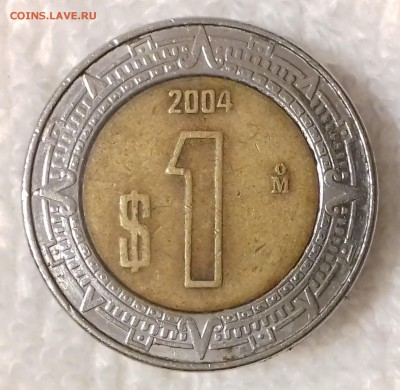 МЕКСИКА 1 песо 2004 до 25 фев. 22-00 мск - МЕКСИКА 1 песо 2004 -1453-20170221_193009