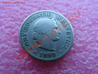 -Швейцария- 5 раппен 1898 -- 28 января 22-00 - 5 раппен 1898.JPG