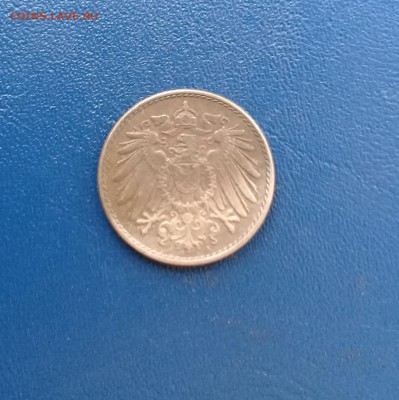 5 пфеннигов 1921,Германия,до 24.02. - 20170202_172742