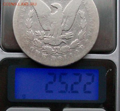 1 Доллар США 1886 г. Серебро Оконч.26.02.2017 г. 22 час. Мск - ф4 оконч.