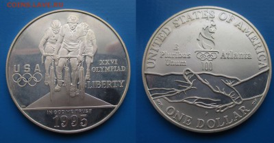 сша 1 доллар  1995г до 25.02.17 22-00 мск - 19