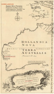 Талеры на оценку. - map-australia-bowen-1744