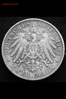 2 марки 1902 Саксония - image
