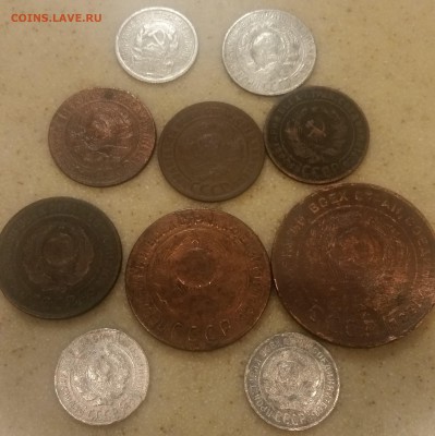 1, 2, 3, 5 копеек 1924 + бонус билоны До 25.02 - rev