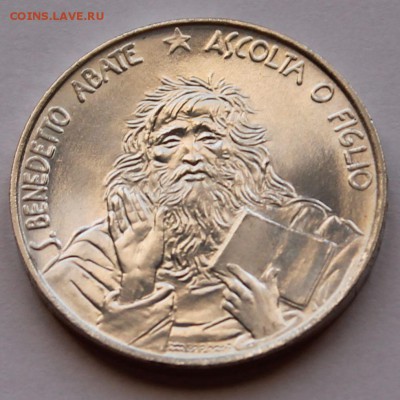 Сан Марино 1000 лир 1980. СЕРЕБРО. ТИРАЖ - 705 905 - 4