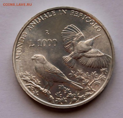 Сан Марино 1000 лир 1993. СЕРЕБРО. ТИРАЖ - 23 000 - 3