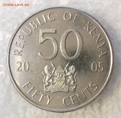 КЕНИЯ 50 шиллингов 2005 aUNC до 28 фев. 22-00 мск - КЕНИЯ 50 шиллингов 2005 -1074-20170224_101348