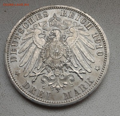 Германия (Пруссия), 3 марки 1910 А, до 01.03.17 в 22.00 - P_20170224_140948