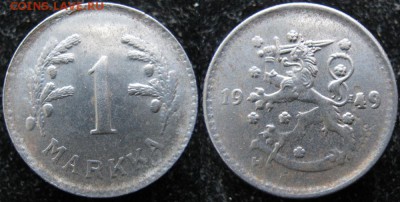 19.Разная инострань по фиксу - 19.10. -Финляндия 1 марка 1949    096