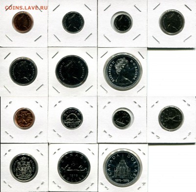 Британское Содружество. Елизавета II. - Canada 1976 set.