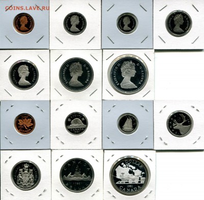 Британское Содружество. Елизавета II. - Canada 1981 set