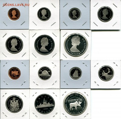 Британское Содружество. Елизавета II. - Canada 1985 set.