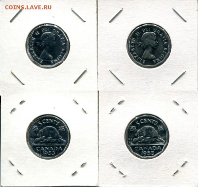 Британское Содружество. Елизавета II. - Canada 5c 1953
