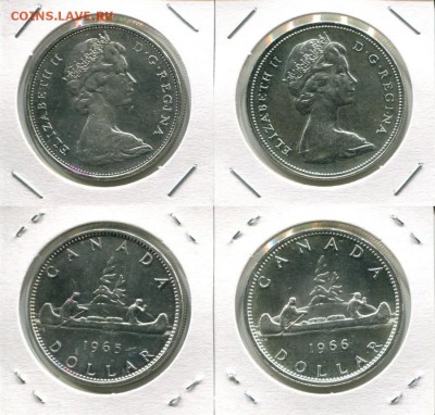 Британское Содружество. Елизавета II. - Canada 1$ KM#64.1