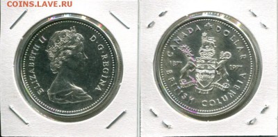 Британское Содружество. Елизавета II. - Canada 1$ 1971 Br.Columbia
