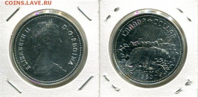 Британское Содружество. Елизавета II. - Canada 1$ 1980 Bear