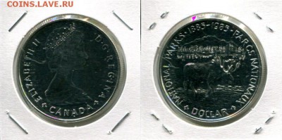 Британское Содружество. Елизавета II. - Canada 1$ 1985 Nat.parks