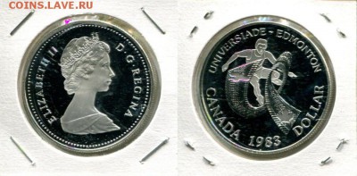 Британское Содружество. Елизавета II. - Canada 1$ 1983 Edmonton