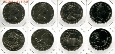 Британское Содружество. Елизавета II. - NZ 1$ dif.1970-1980