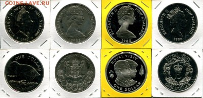 Британское Содружество. Елизавета II. - NZ 1$ dif.1982-1986