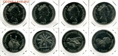 Британское Содружество. Елизавета II. - NZ 1$ 1989 Sport