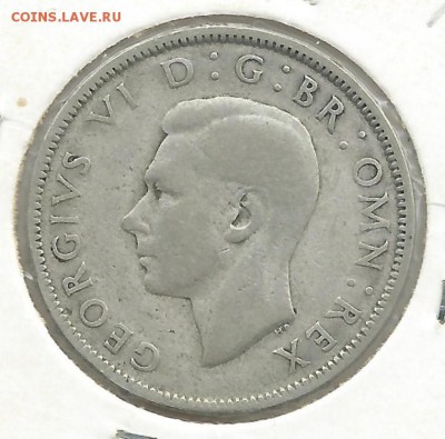 Ag 2 шиллинга 1943 Англия до 22-10 02.03. - хаф2