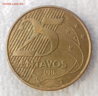 БРАЗИЛИЯ 25 сентаво 2008 Деодору до 2 мар. 22-00 мск - БРАЗИЛИЯ 25 сентаво 2008 -563-20170226_134007