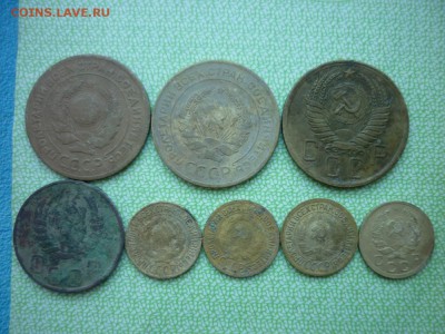 1 копейка 1927,35,36г,5 копеек 1926,29,54г,20 копеек 1944г. - P1020776.JPG