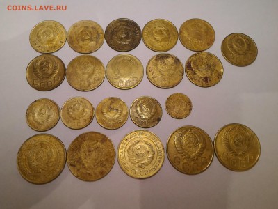 1,2,3,5 коп. без повторов 21шт. до 57 года + бонус 13 монет - P_20170226_204153