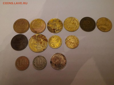 1,2,3,5 коп. без повторов 21шт. до 57 года + бонус 13 монет - P_20170226_204938