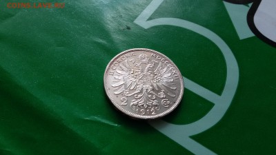 2 Короны Австро-венгрия 1912 штемпельная 4.03 в 21.30 мск - 20170226_165556