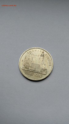 С РУБЛЯ !! ГДР 5 марок 1984 год Лейпциг, Томаскирхе до 1.03 - PHOTO_20170225_151648