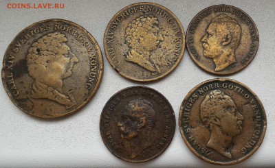 5 монет Бернадотов, 1836-1872, до 02.03.17 в 22.00 - P_20170224_142710_1