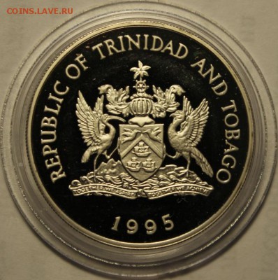 ТРИНИДАД И ТОБАГО 1 доллар 1995 FAO Ag PROOF RARE - Тринидад 1995_2
