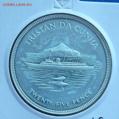 25 пенсов 1977 PROOF Тристан да Кунья 02.03 в 22-00 по МСК - DSCF3440.JPG