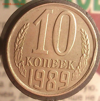 Оцените,Брак заусеница 10 копеек 1989 - DSC_0131