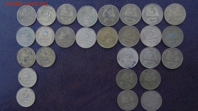 3 коп ранние Советы 1926-1957г 50 шт   до 02,03,17  в 22:00 - DSC00776.JPG