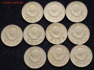 ЛОТ - 10 копеек 1946-48-49-50г. по 10шт.--02-03-17 в 22-00-- - 10коп_лот_1_6
