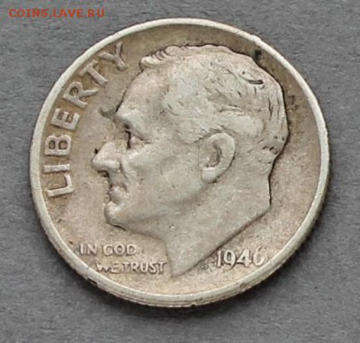 10 центов США 1946 Ag, до 02.03.2017, 22:00 - 10c46a