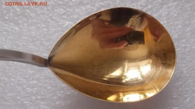 Ложка для салата - серебро 916 пробы - DSCF5285.JPG