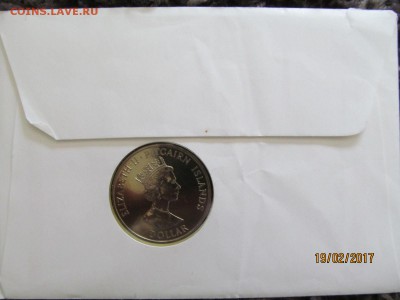 КПД Остров Питкерн 1$ доллар 1990 парусник Баунти - s-l1600 (1)