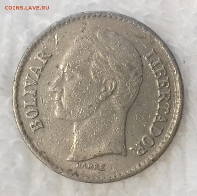 ВЕНЕСУЭЛА 25 сентимо 1978 до 4 мар. 22-00 мск - ВЕНЕСУЭЛА 25 сентимо 1978 -683-20170213_100340