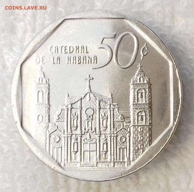 КУБА 50 конв. сентаво 2007 Кафед. собор UNC до 4 мар. 22-00м - КУБА 50 конв. сентаво 2007 -1213-20170228_122642