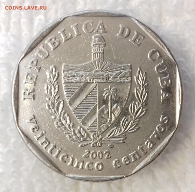 КУБА 25 конв. сентаво 2002 Город Тринидад aUNC 4 мар. 22-00 - КУБА 25 конв. сентаво 2002 -1231-20170228_122322